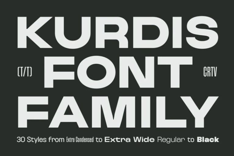 Kurdis Font Family - FreeFontDL