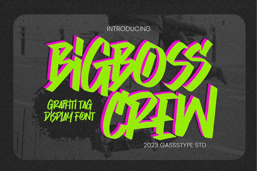 【Paragraph】23FW★ BIG FONT LOGO CREW no.057 PARAGRAPH OFFICIAL CREW-NAVY - paragraph