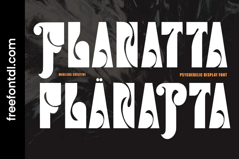 Flanatta Font Free Download FreeFontDL