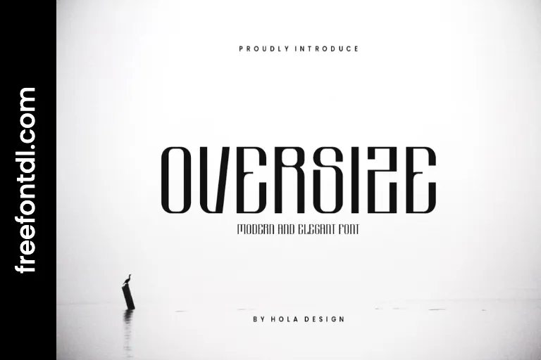 Oversize Font Free Download FreeFontDL