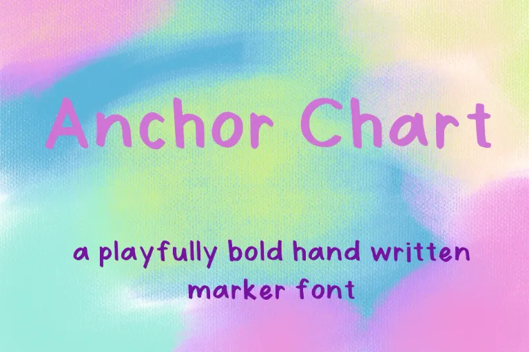 Anchor Chart Font - FreeFontDL