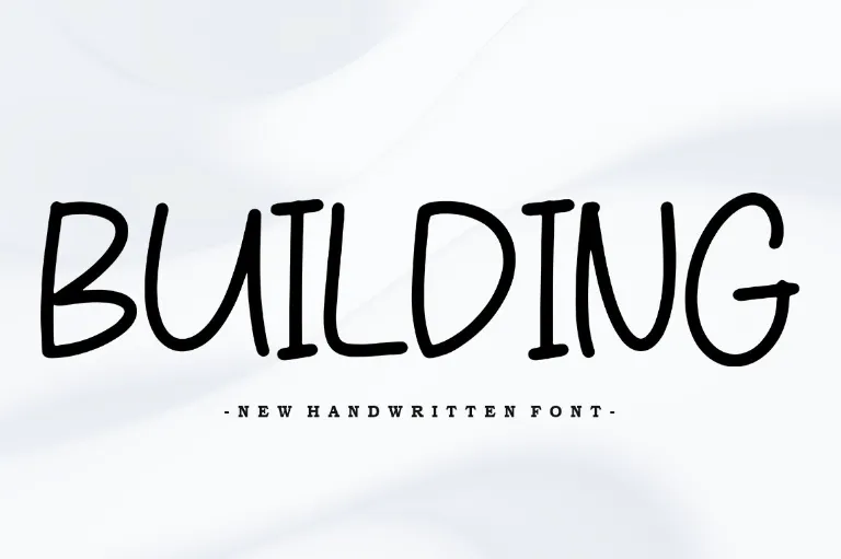 Building Font 138297078 FreeFontDL building-font-138297078-freefontdl