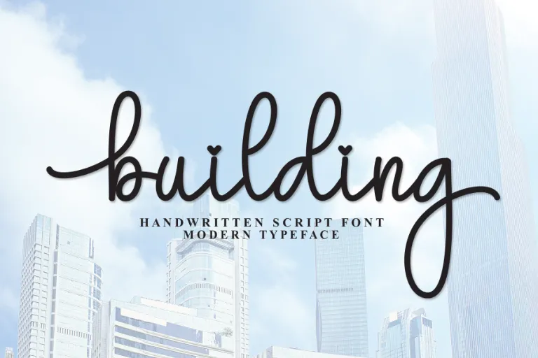 Building Font 141760659 FreeFontDL building-font-141760659-freefontdl